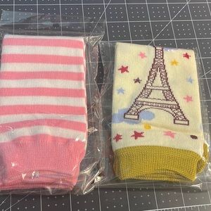Infant/ Toddler leg warmers One-Size. 2 sets.